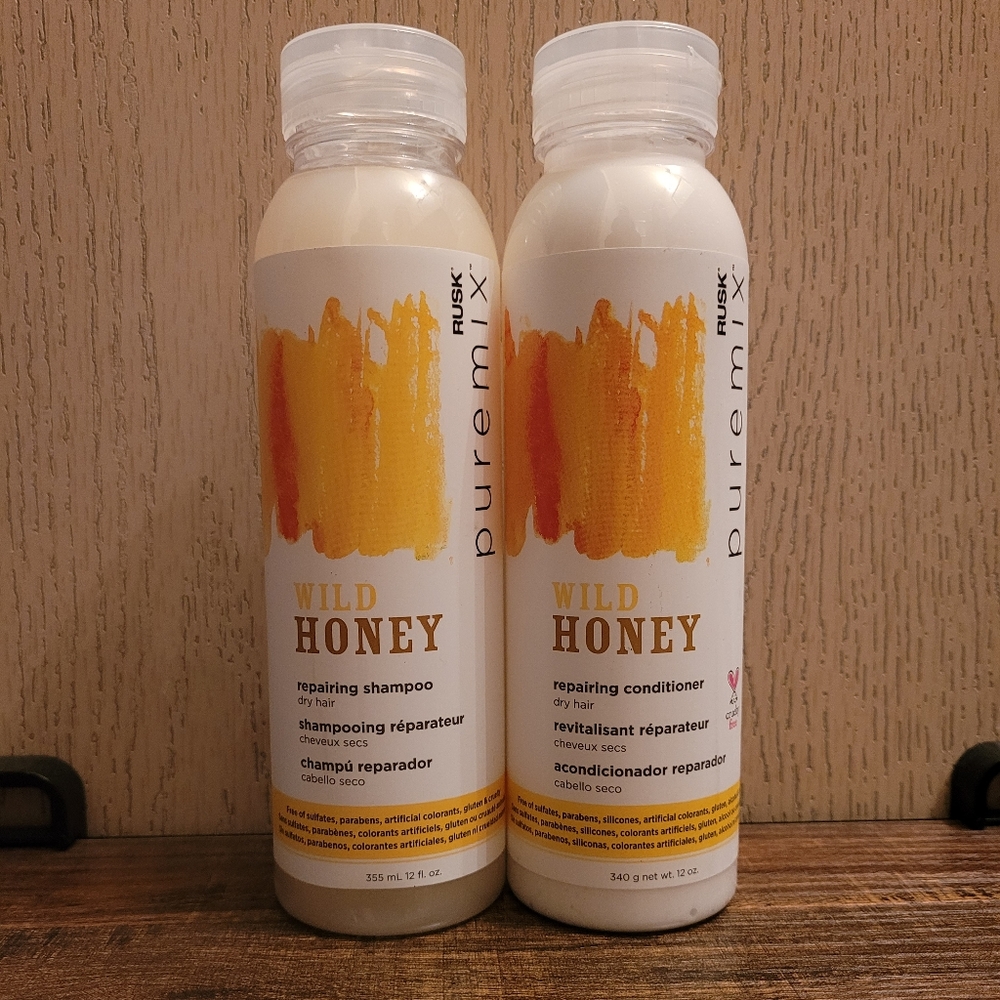 Rusk Wild Honey Shampoo and Conditioner